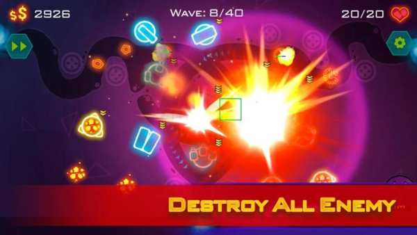 Tower Defense: Geometry War скриншот 4