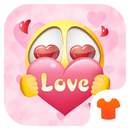 ikon Emoji Theme - Pink Emoji Theme for Android FREE