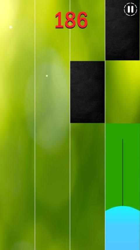 Piano Green Tiles screenshot 2