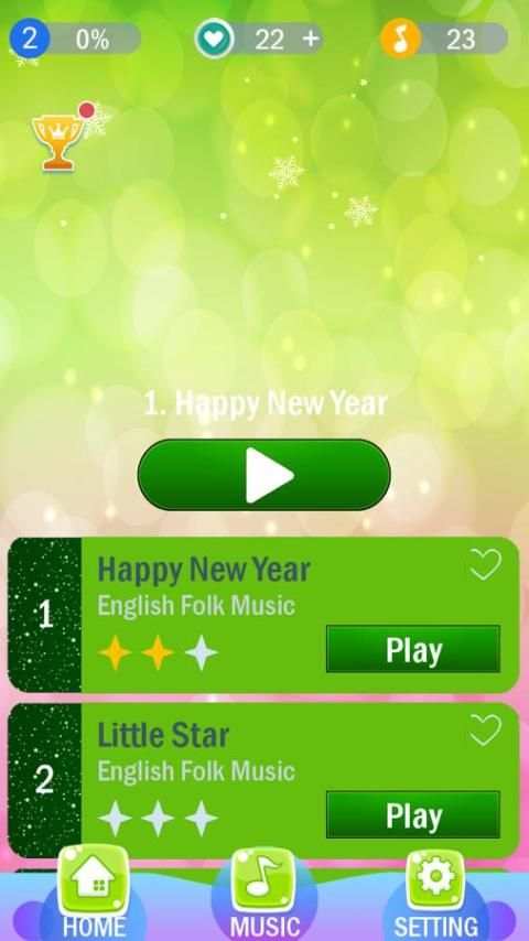 Piano Green Tiles screenshot 7