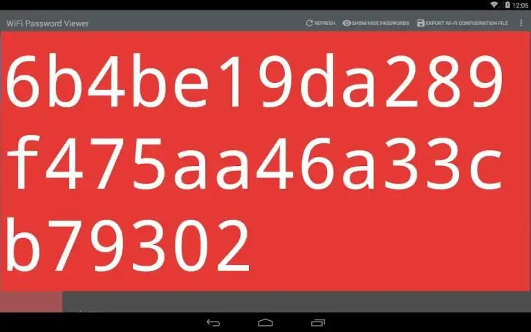 WiFi Password Viewer (Root) screenshot 1