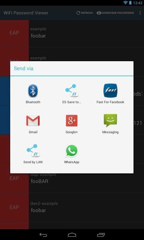 WiFi Password Viewer (Root) скриншот 4