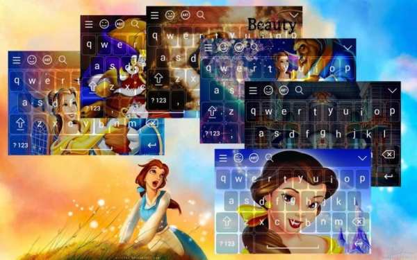 Beauty And The Beast Keyboard Emoji скриншот 3