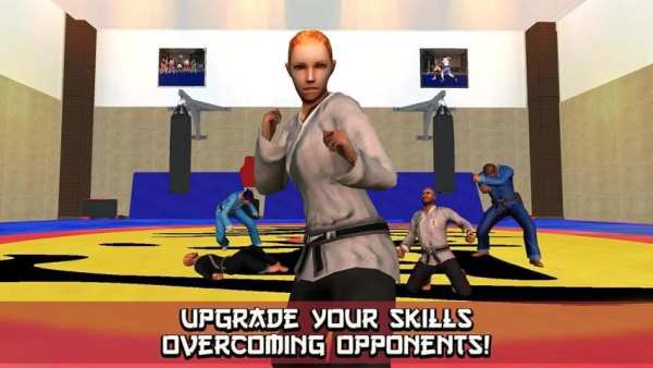 Judo Fighting Tiger 3D скриншот 1