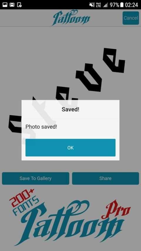 Free Text Tattoo Maker screenshot 4