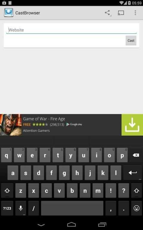 CastBrowser screenshot 1
