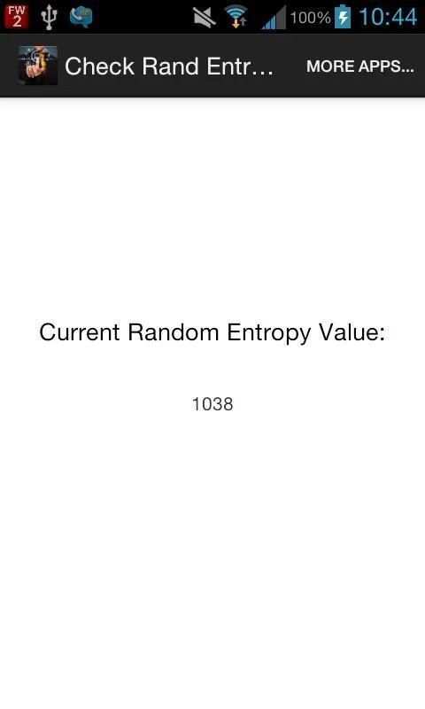 Check Random Entropy Available स्क्रीनशॉट 2