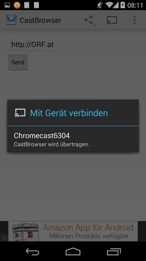 CastBrowser स्क्रीनशॉट 3