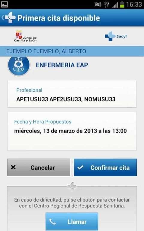 SACYL_CITA screenshot 6