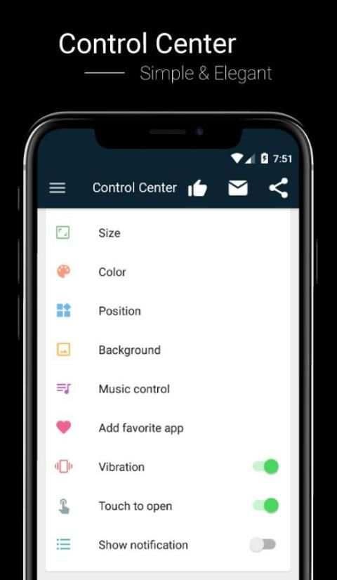 OS 11 Control Center screenshot 2