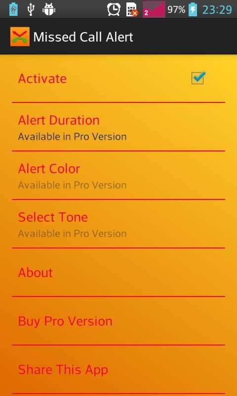 Missed Call Alert / Reminder screenshot 4