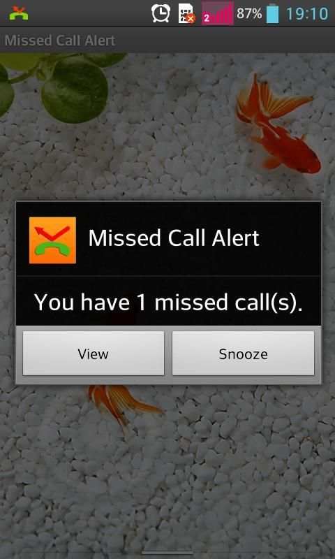 Missed Call Alert / Reminder screenshot 2