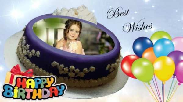 Photo On Cake Photo Frame 3 تصوير الشاشة