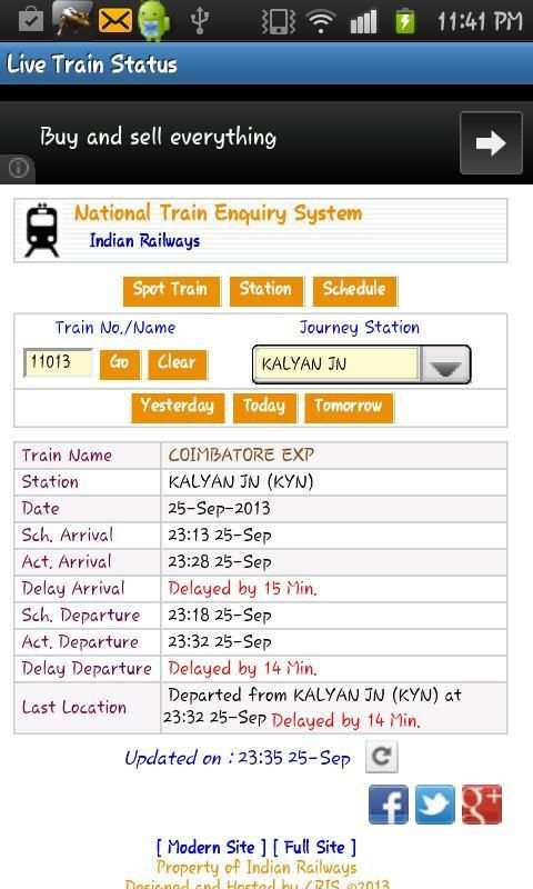 Live Train Status (IRCTC) स्क्रीनशॉट 5