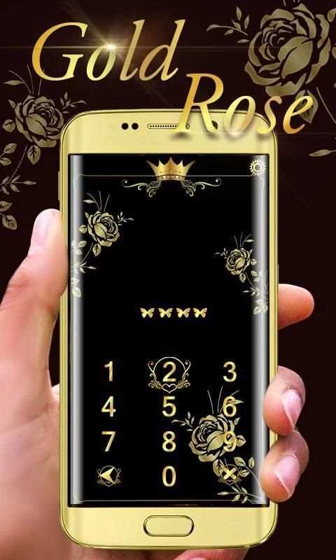 goldrose Theme - AppLock Theme скриншот 3