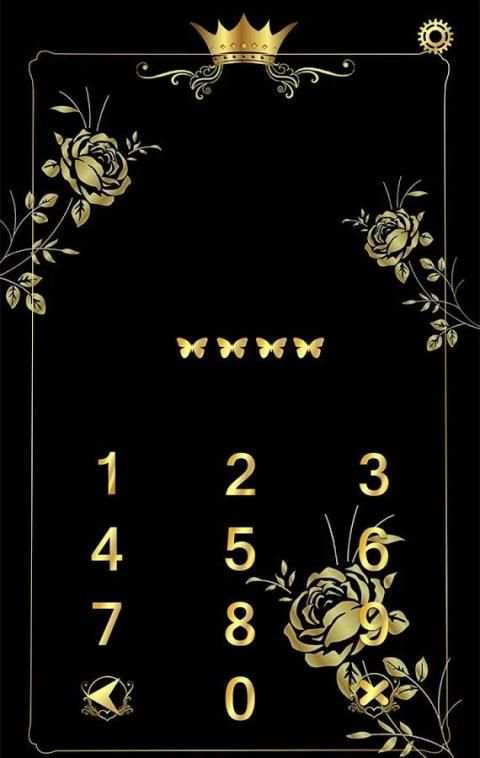 goldrose Theme - AppLock Theme скриншот 1