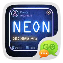 ikon NEON THEME GO SMS PRO EX