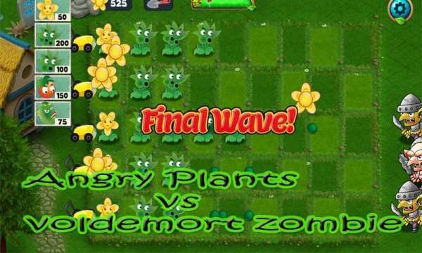 Angry Plants vs Voldemort Zombie screenshot 2