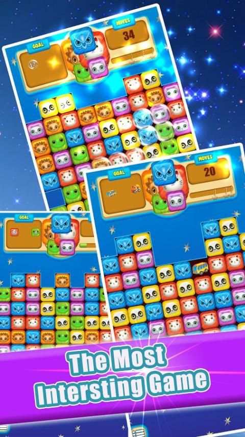 Animal Pop Crush 3 تصوير الشاشة
