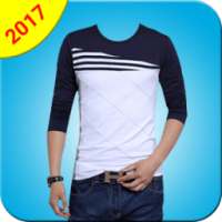 Men T-Shirt Photo Suit Montage 2017