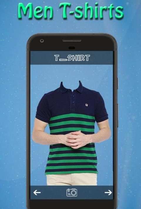 Men T-Shirt Photo Suit Montage 2017 screenshot 5