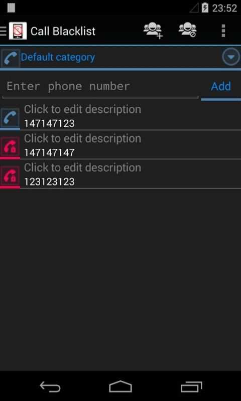 Call Blacklist screenshot 5