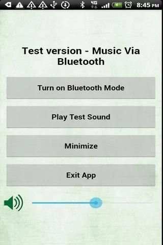 Test Music Via Bluetooth screenshot 2