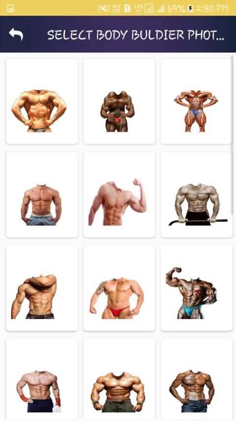 Body Builder Photosuit 4 تصوير الشاشة