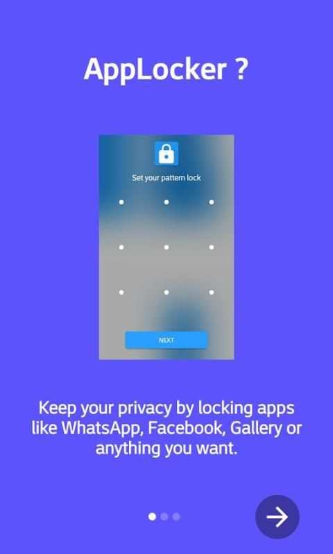 Apps Lock 2018 स्क्रीनशॉट 4