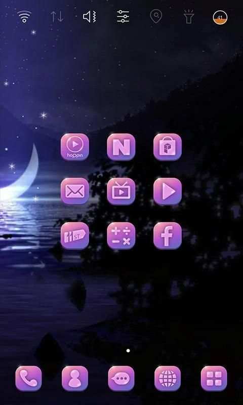 Moon And Star launcher theme screenshot 1