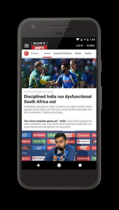 Sony ESPN : Live TV स्क्रीनशॉट 5