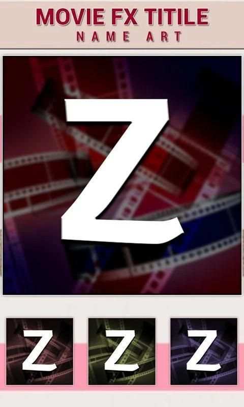 Movie FX Title - Name Art 8 تصوير الشاشة