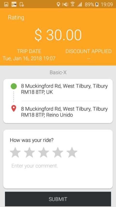 Zip Taxi App screenshot 6