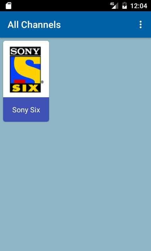 Sony Six Live Tv HD स्क्रीनशॉट 6