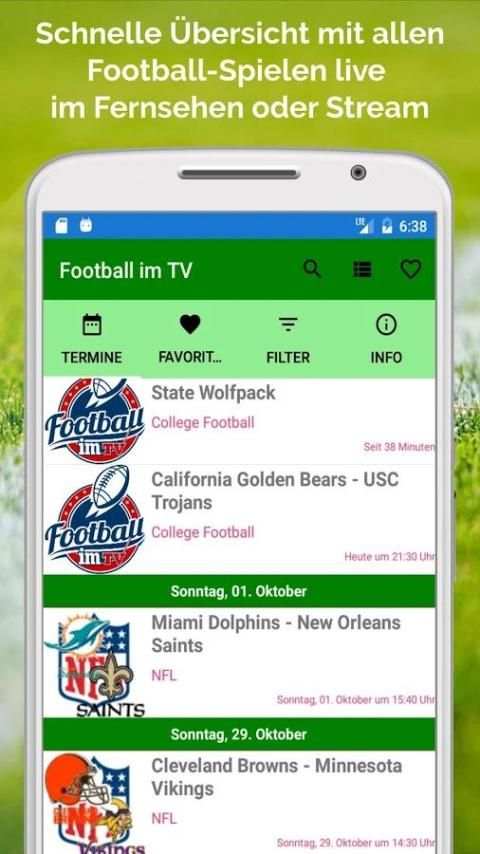 Football im TV live screenshot 15
