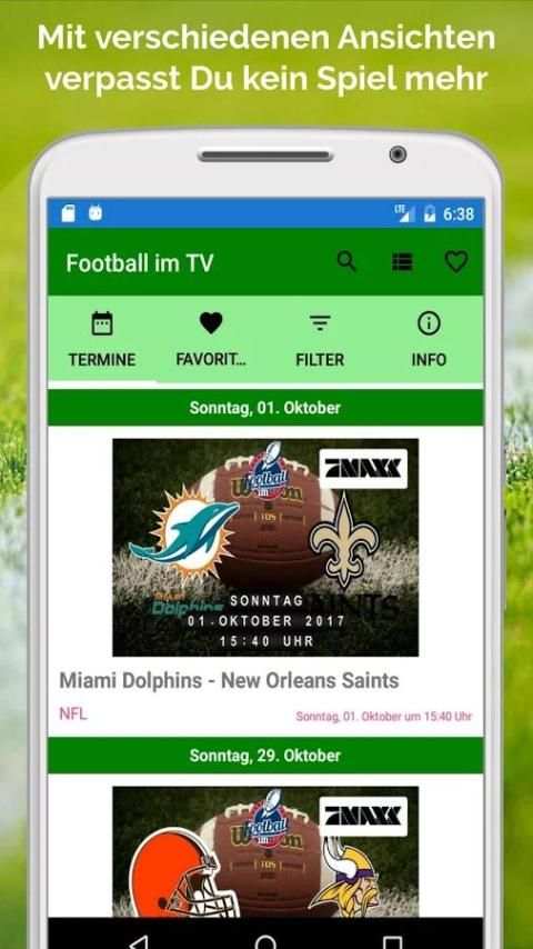 Football im TV live screenshot 14