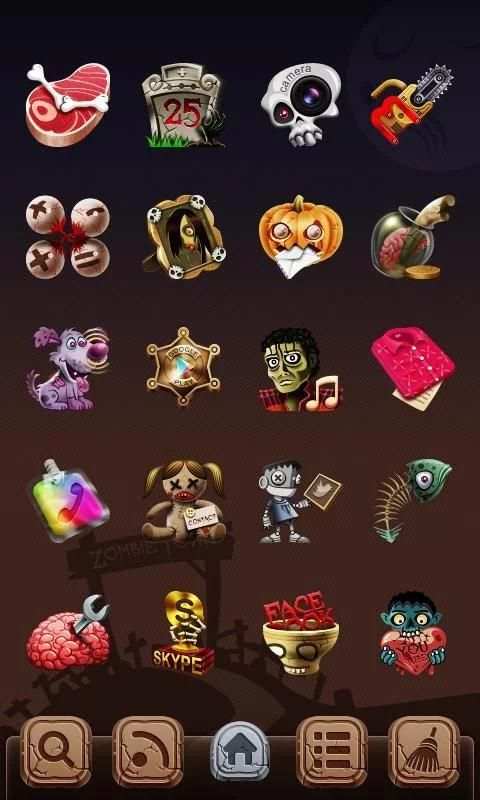 Zombie GO Launcher Theme screenshot 2