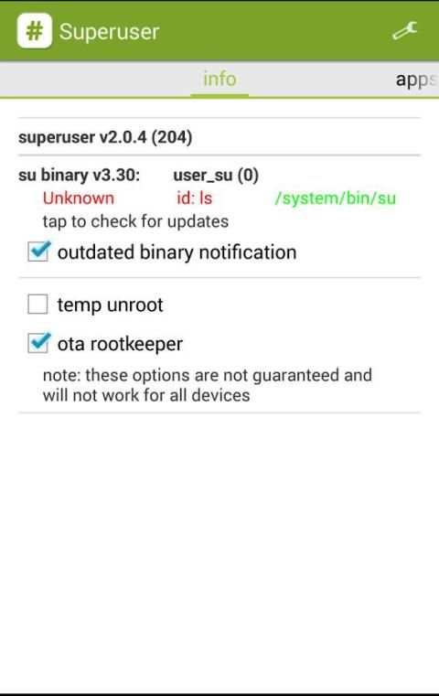 Superuser (ROOT Manager) скриншот 4