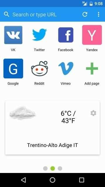 OneApps бесплатный безопасный браузер скриншот 3