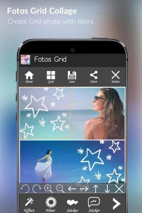 Fotos Grid Collage screenshot 2