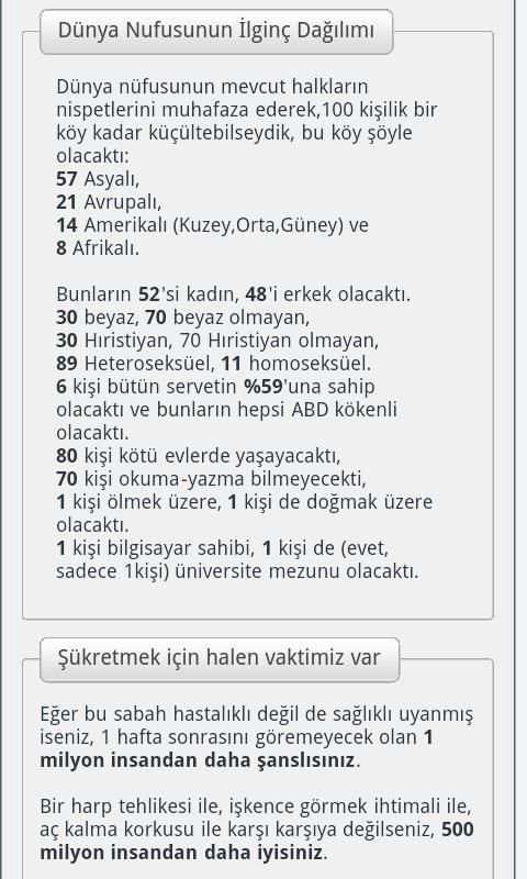 Dunya Nufusu World Population screenshot 1