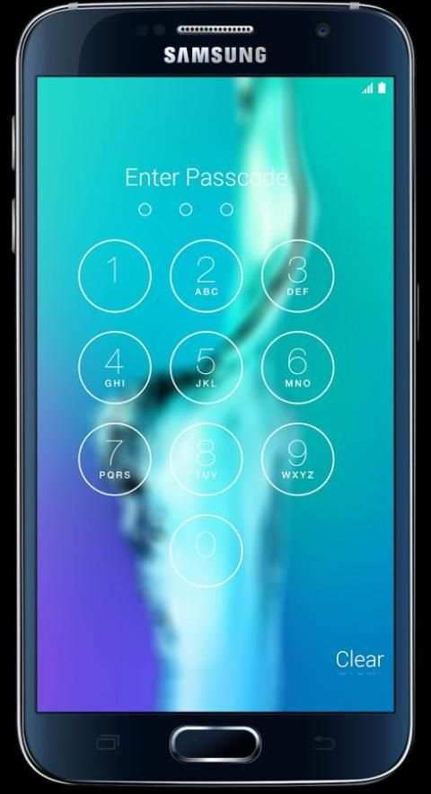 S7 Galaxy Lock Screen скриншот 3