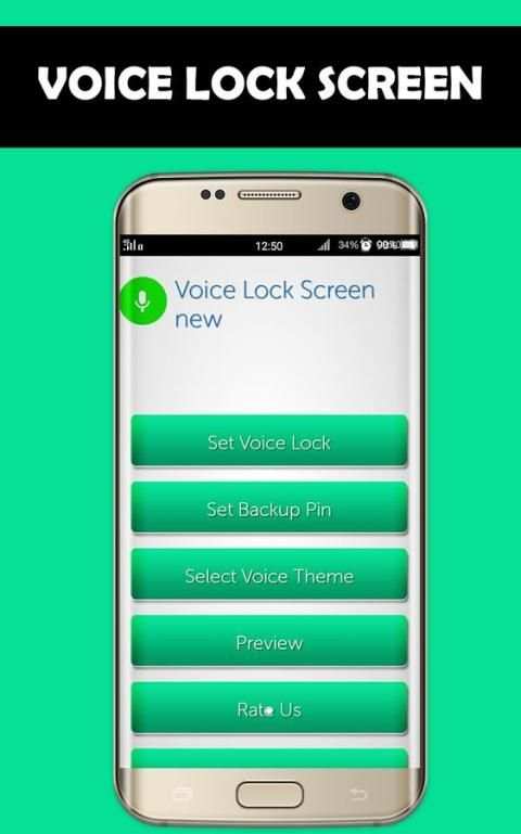 Voice Screen Lock - Mobile Security 1 تصوير الشاشة
