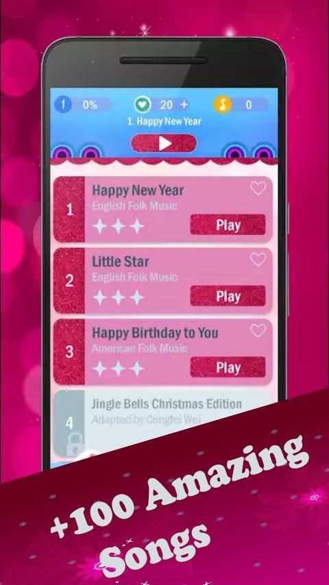 Pink Piano Tiles 2 screenshot 4