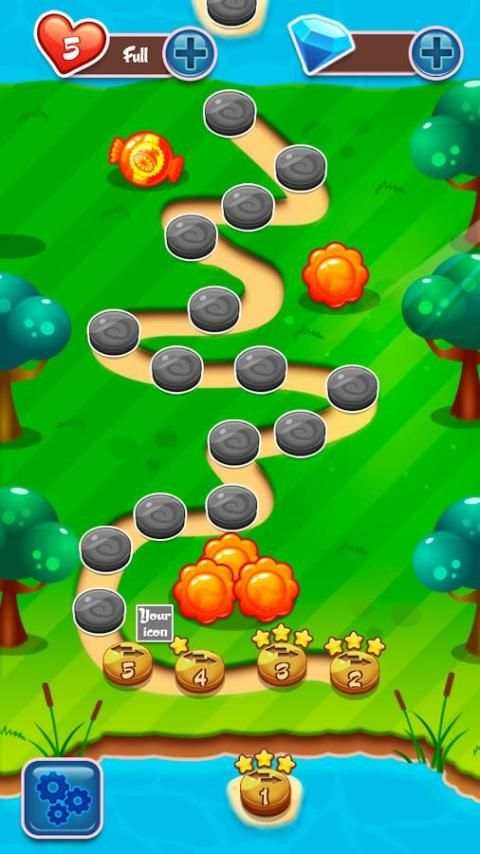 Candy Match 3 Game 4 تصوير الشاشة