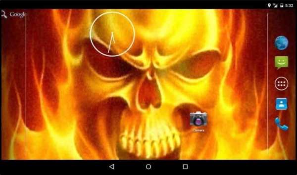 Fire Skull Live Wallpaper स्क्रीनशॉट 1