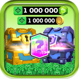 Gems Of Chest Clash Of Royal Prank أيقونة
