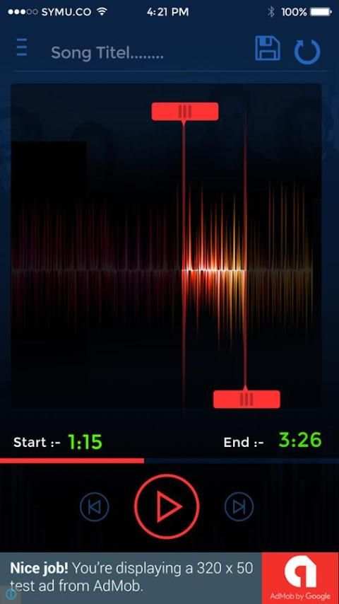 Smart Mp3 Cutter & Ring Tone Maker स्क्रीनशॉट 4