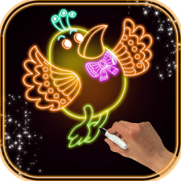 Glow Drawing Birds иконка