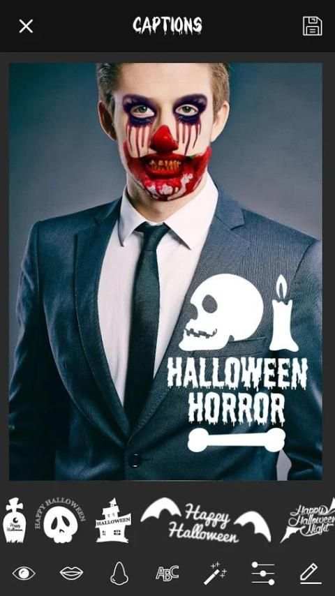 Clown Costume: Scary Killer Mask Pro 3 تصوير الشاشة